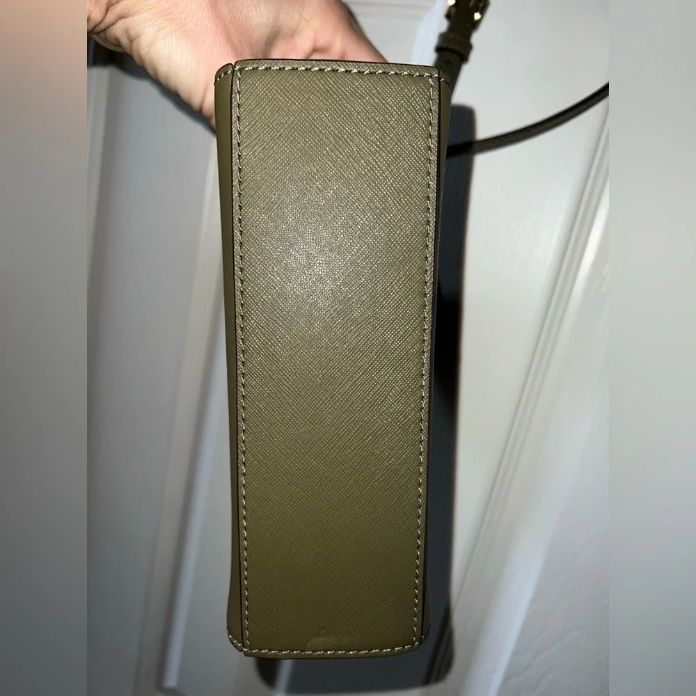 Michael Kors OLIVE Ava Extra Small Saffiano Leather Crossbody Bag - Picture 4 of 9